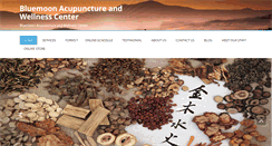 Desktop Screenshot of bluemoonacupuncture.com